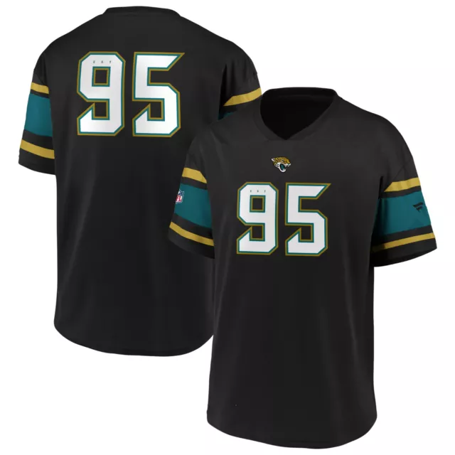 NFL Jacksonville Jaguars 95 Maillot Shirt Polymesh Franchise Supporters Iconic