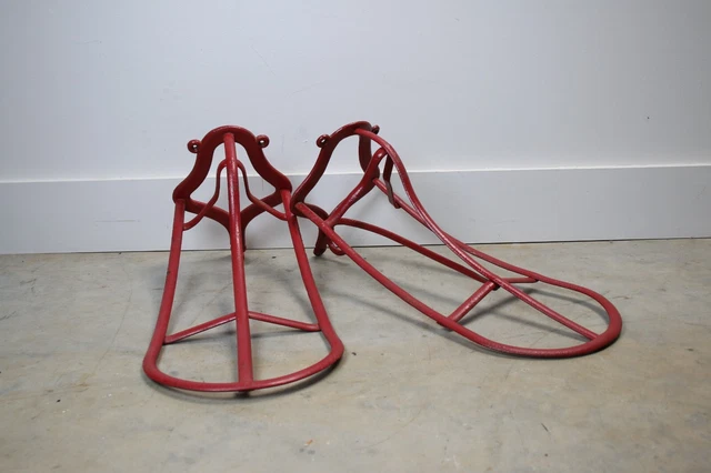 Iron Saddle racks holders made in England horse tack