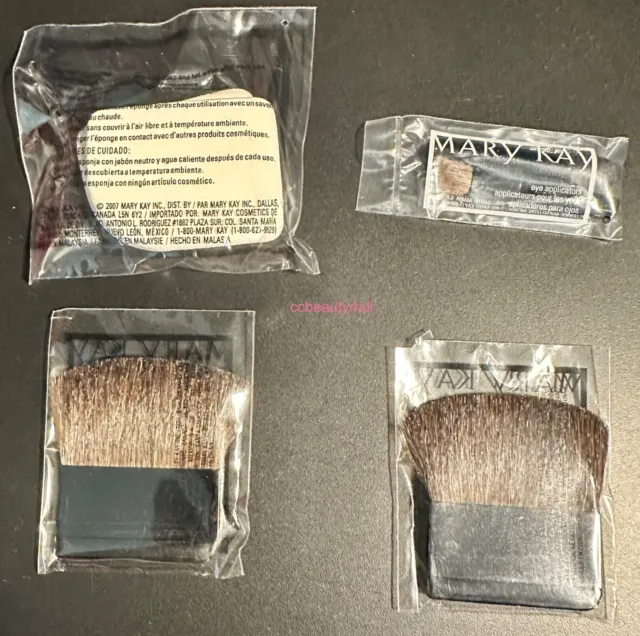Mary Kay Palette powder, 2/ eye spong & eye br & cosmetic sponges brushes