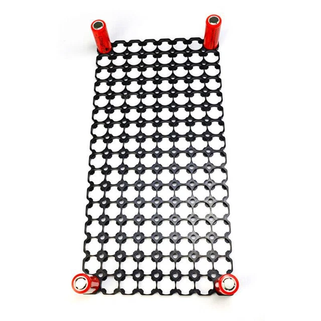 Battery Spacer Frame Radiating Holder Bracket Pack 26650 6x10 Plastic Case