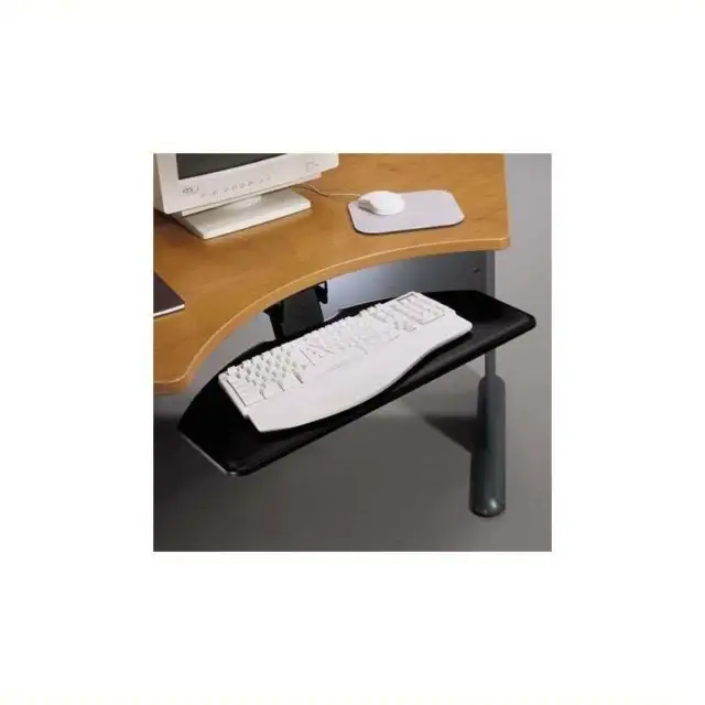 Bush Business Furniture Articulating Keyboard Tray with Galaxy Finish