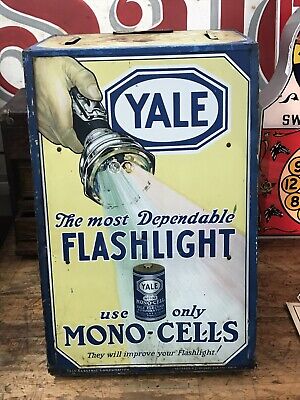 Antique Yale Flashlight Cabinet