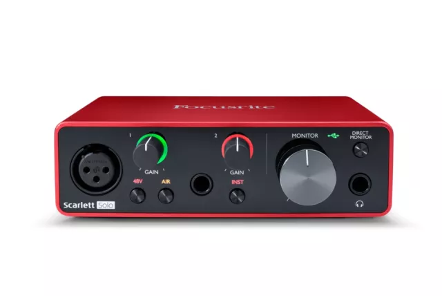 Focusrite Scarlett Solo 3rd Gen USB Audio Interface