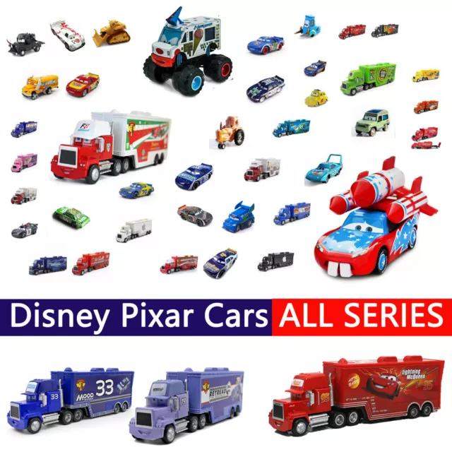 Disney Pixar 1:55 Cars Lot Lightning McQueen Diecast Model Car Toys Gift For Boy