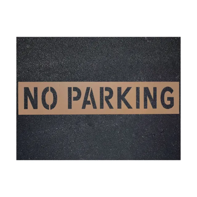 12 inch NO PARKING Word Stencil For Painting Parking Lots & Curbs | Establish...