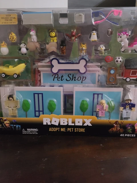 Roblox Celebrity Collection - Adopt Me: Pet Store Deluxe Playset [Includes  Exclusive Virtual Item] 