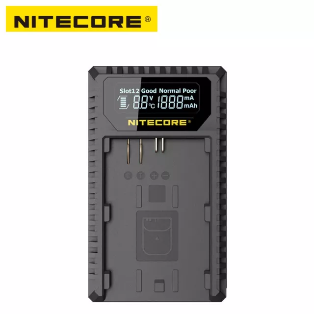 Nitecore UCN1 USB Digital Charger For Canon LP-E6 LP-E6N LP-E8 Camera Batteries