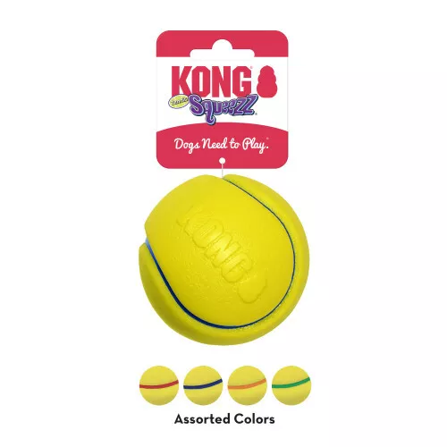 Kong Squeezz Pelota de Tenis Juguete Perro 1 Cada / Grande Por Kong
