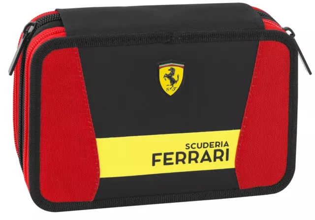 Scuderia Ferrari Astuccio Completo 3 Zip con Penna Frixon