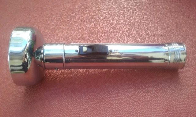 Lampe Torche Wonder Vintage Années 60/70 - Chrome - Fabriquée En France