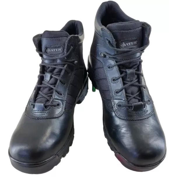 BATES BOOTS ULTRALITE Tactical Mens 10.5 Medium Black Leather Work Boot ...
