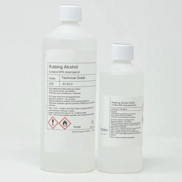 IPA ISOPROPYL ALCOHOL Pure Rubbing Alcohol Antiseptic Disinfectant 90