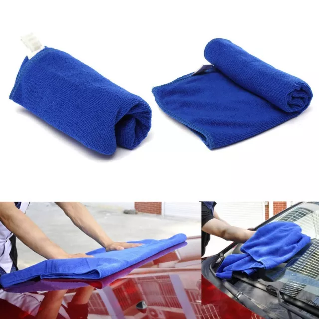 Microfibre pour serviette de voiture grand tissu bleu (60*160 cm) pour s��chage 2