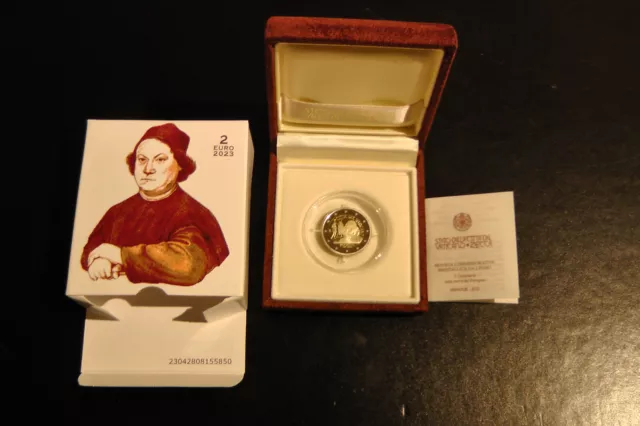 Vatikan 2 Euro 2023 Pp - 500. Todestag Von Perugino -In Originalverpackung Proof