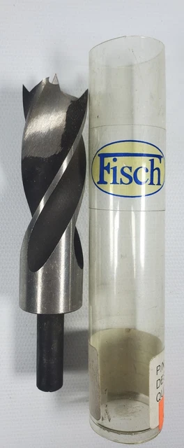 Fisch Vortex Double Flute Brad Point  7/8” HSS Wood Drill Bit 13022234