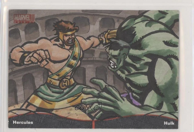2019 Marvel Annual Battle Booklets Sketch Cards 1/1 Ernest Romero #SC Auto ob9