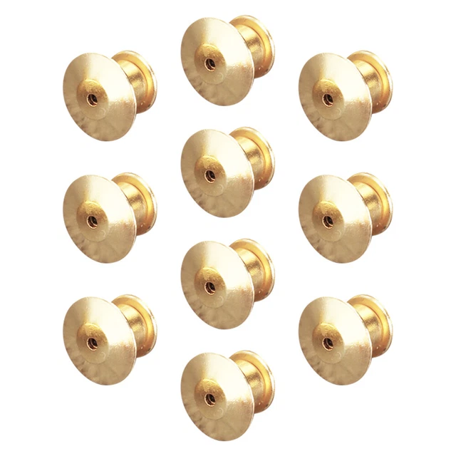 10 pz Pinza di Bloccaggio Sostituzione Spilla Frizione Schienali Custodie Metallo