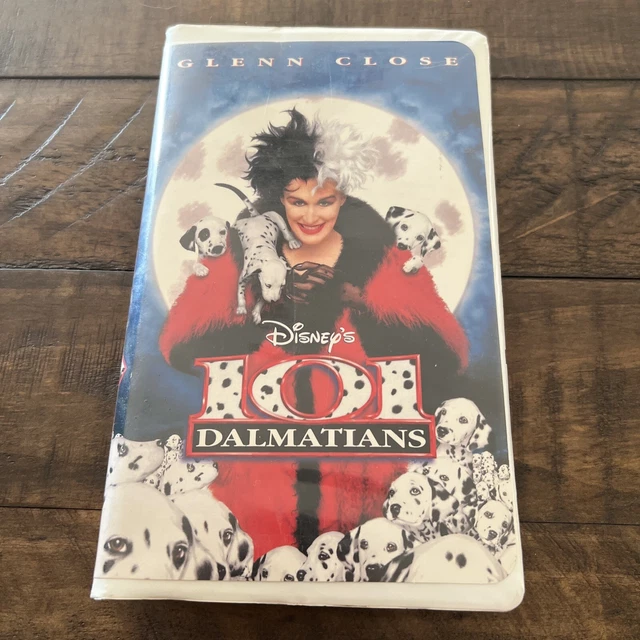 101 DALMATIANS LIVE Action VHS Disney Clamshell Glenn Close **Buy 2 Get ...