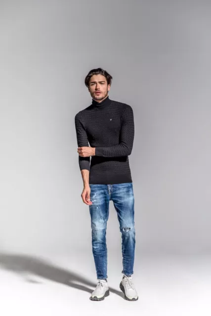 ANTONY  MORATO    MAGLIONE  uomo col. blu tg l-xl euro EURO 44.00 PREZZO OUTLET