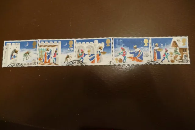 full set Good King Wenceslas British UK GB commemorative postage stamps postal