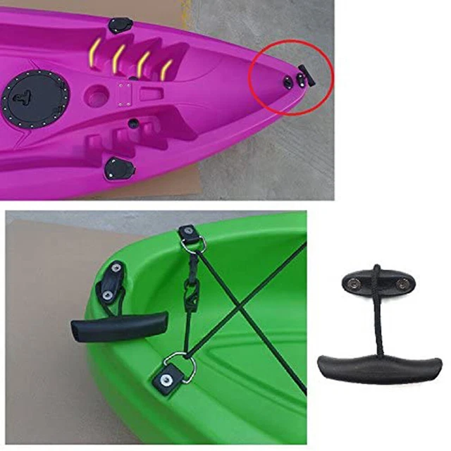KAYAK BOAT CANOE Paddle T Handle Nylon Dinghy Tail Rudder Carry Handles