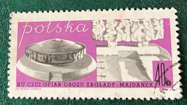 1969 Poland 40gr Fine used stamp E25