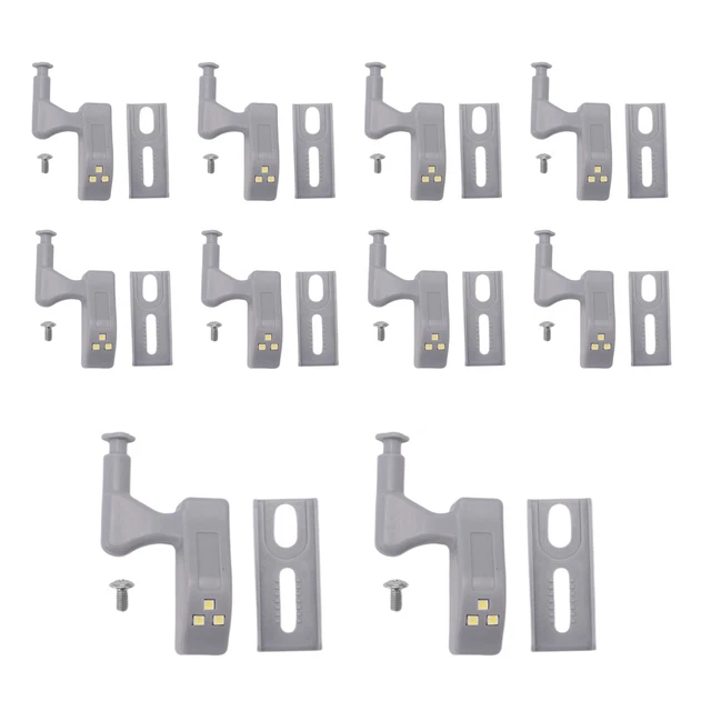 Clear Inner Dimensions 10 LED INNER Hinge Lamp Wardrobe Hinge Light Under Cabinet Light ...