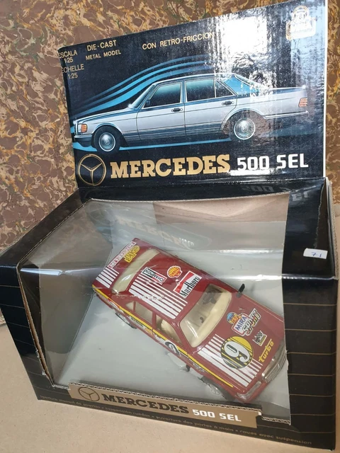 Miniature Mira Mercedes 450 Rallye #4 - Échelle 1/43 - Jamais Jouée - Boîte D'origine