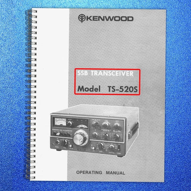 thumbnail interactive-video image 1 of Kenwood TS-520 Instruction Manual – Premium Card Stock Covers, 32 LB Paper – Reproduction 1 of 4