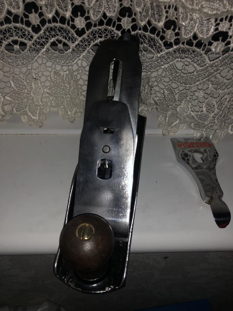 Vintage Stanley Bailey No. 4 1/2 Wide Sole Smoothing Plane Tool Made in England