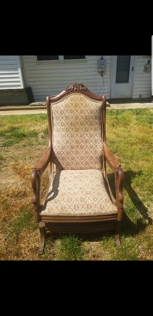 Victorian GooseNeck Rocker Rocking Chair
