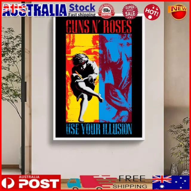 Use Your Illusion Decorative Painting Poster Wall Art Home Decor for Bar 50x70cm