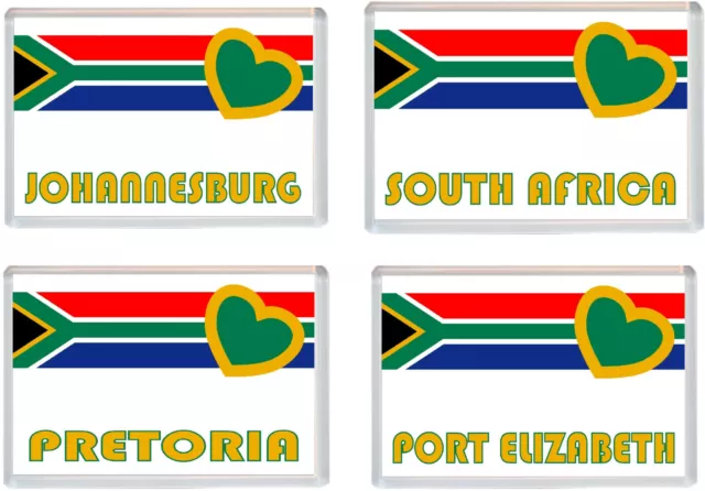 Various South Africa Flag 96 x 67mm Jumbo Fridge Magnet - Present Gift Souvenir