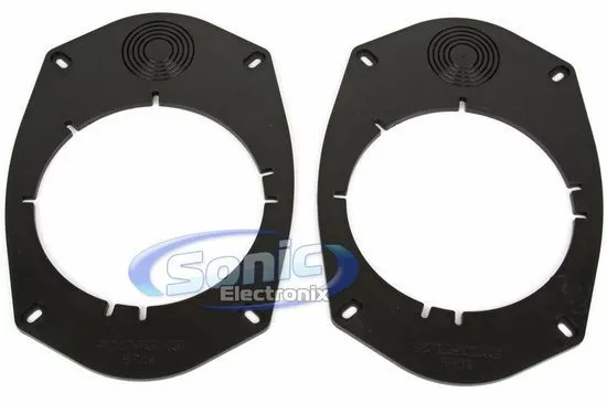 Scosche SA69 5-1/4" or 6-1/2" Car Speaker to 6" x 9" Mounting Hole Adapters