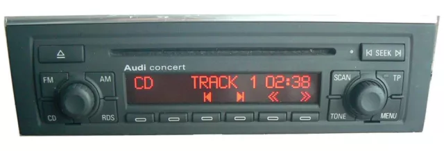 AUDI Concert  II Original Autoradio Audi A4 B6 B7  System RDS  CD 8E0035186D