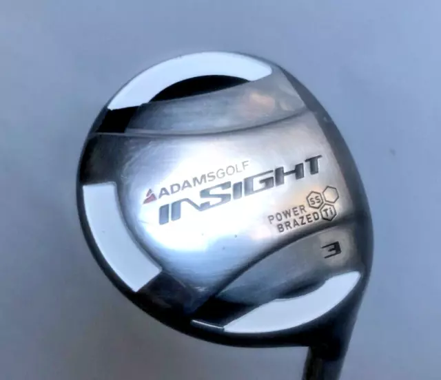 Adams Insight Power Brazed 3 Fairway Wood Aldila 75G Graphite Shaft S Flex RH