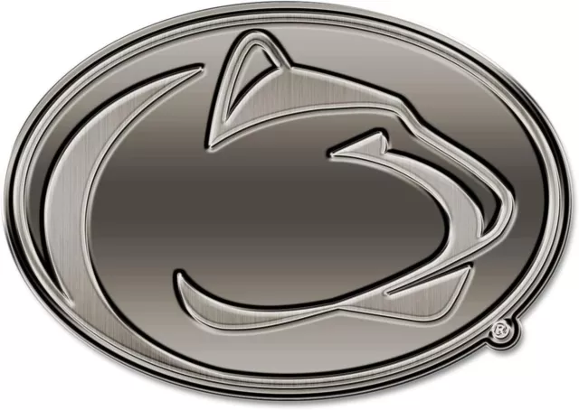 Penn State University Nittany Lions Auto Emblem Solid Metal, Raised, Die Cut,...