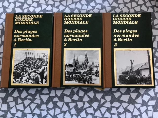 Livre Numéroté 'La Seconde Guerre Mondiale : Des Plages Normandes à Berlin' – Claude Bertin, 1962