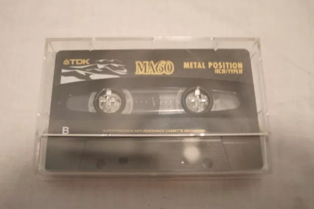 TDK MA 60 Metal Type IV Tape Compact Cassette
