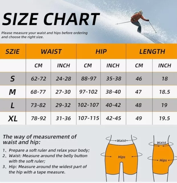 3D Hip Protective Padded Shorts EVA Tailbone pad Impact Gear for Skiing Skating