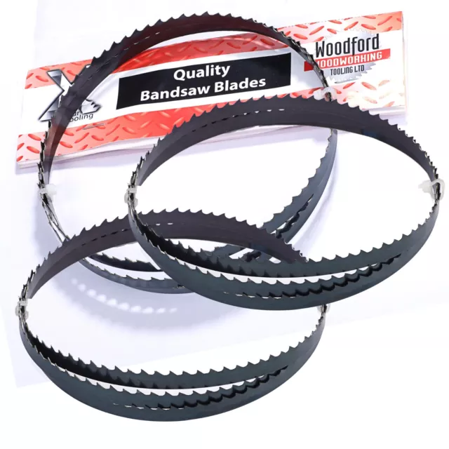 Scheppach Basato 3 Bandsaw Blades Triple Pack 1/4 3/8 1/2 inch blades 2360mm