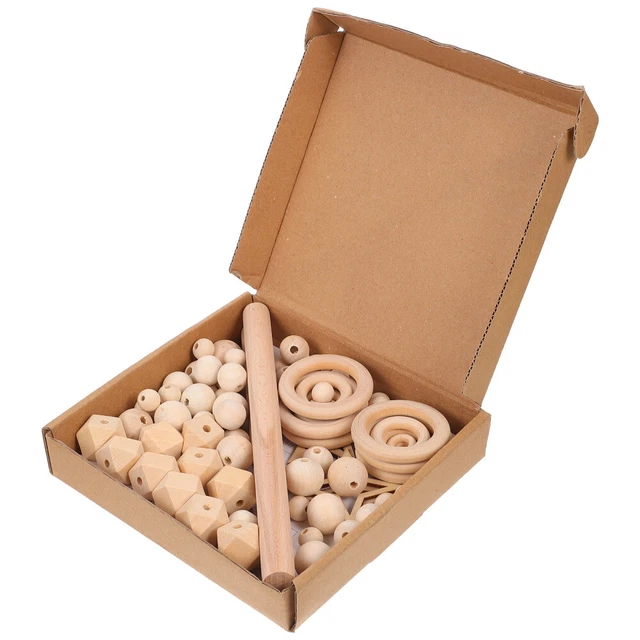 Kit Confettis Bois Automne 60 Pièces - Hérisson, Feuille D'Érable, Champignon + Corde Et Ruban Adhésif - DIY Sécure Enfants - 12