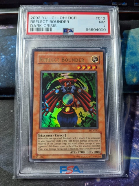 2003 Yugioh Card Reflect Bounder 1st Edition DCR-012 Ultra Rare Holo PSA 6 NM