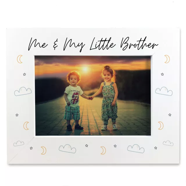 Me and My Little Brother Sentiment Photo Frame Big Sister or Brother Gifts