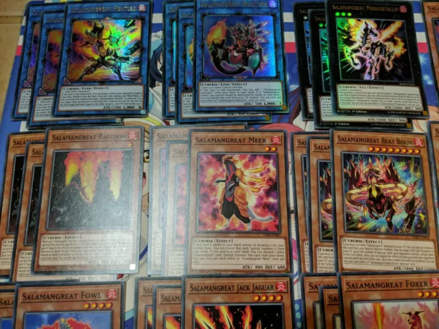 Yugioh! Salamangreat Deck Core Gazelle Spinny 65 Cards Total 2
