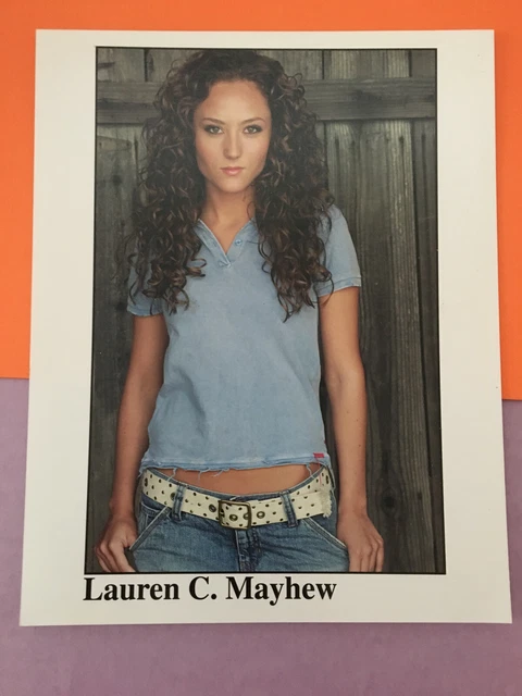 Lauren Mayhew, WWE ECW , original talent agency headshot photo with credits #3
