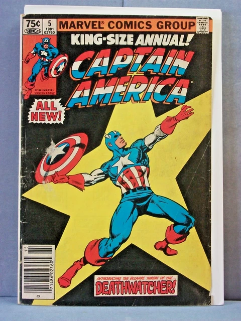 Captain America   King-Size Annual (Marvel 1981)  #5   Deathwatcher