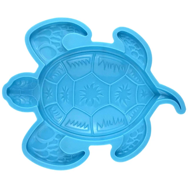 Hágalo usted mismo molde de silicona en forma de tortuga fundición de silicona molde de tortuga decoración de pared