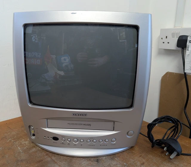 SAMSUNG 14” TI 14N3F CRT TV Retro Gaming Working No Remote Control ...