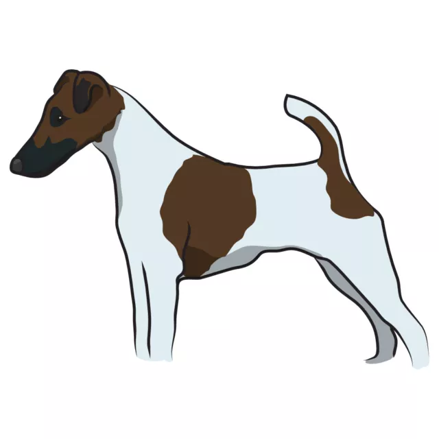 Smooth Fox Terrier Dog Decal Dog Lover Decor Vinyl Sticker
